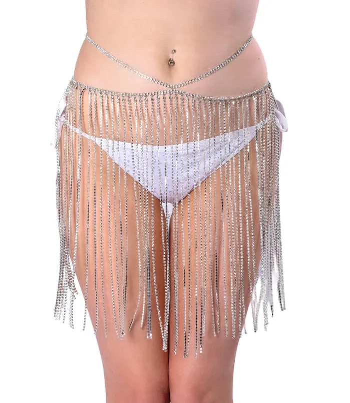 Earrings Crystal Rhinestone Waist Skirt THE LUMI SHOP