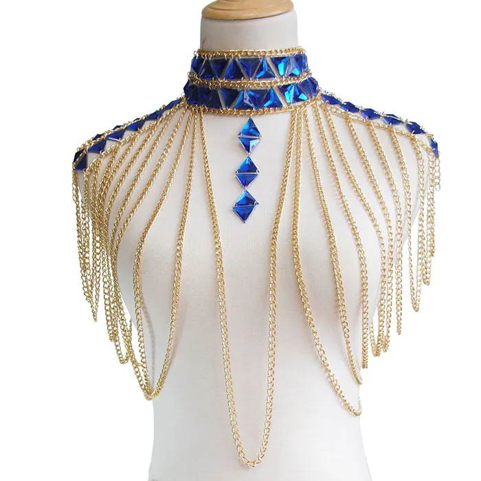Exotic Egyptian Chain Jewelry Set THE LUMi SHOP Earrings